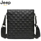 Мужская сумка-мессенджер JEEP BULUO, оранжевая однолямочная сумка из натуральной кожи, деловой портфель на плечевом ремне, все сезоны, 2019