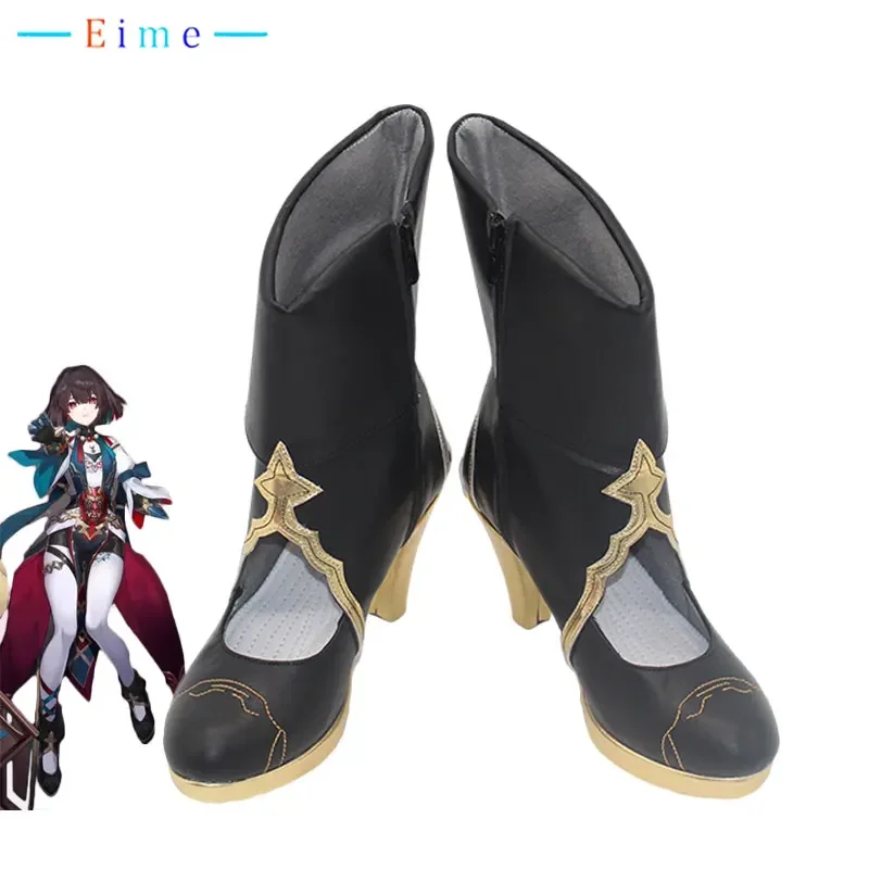 Обувь для косплея Honkai Star Rail Xueyi обувь из искусственной кожи карнавальные ботинки