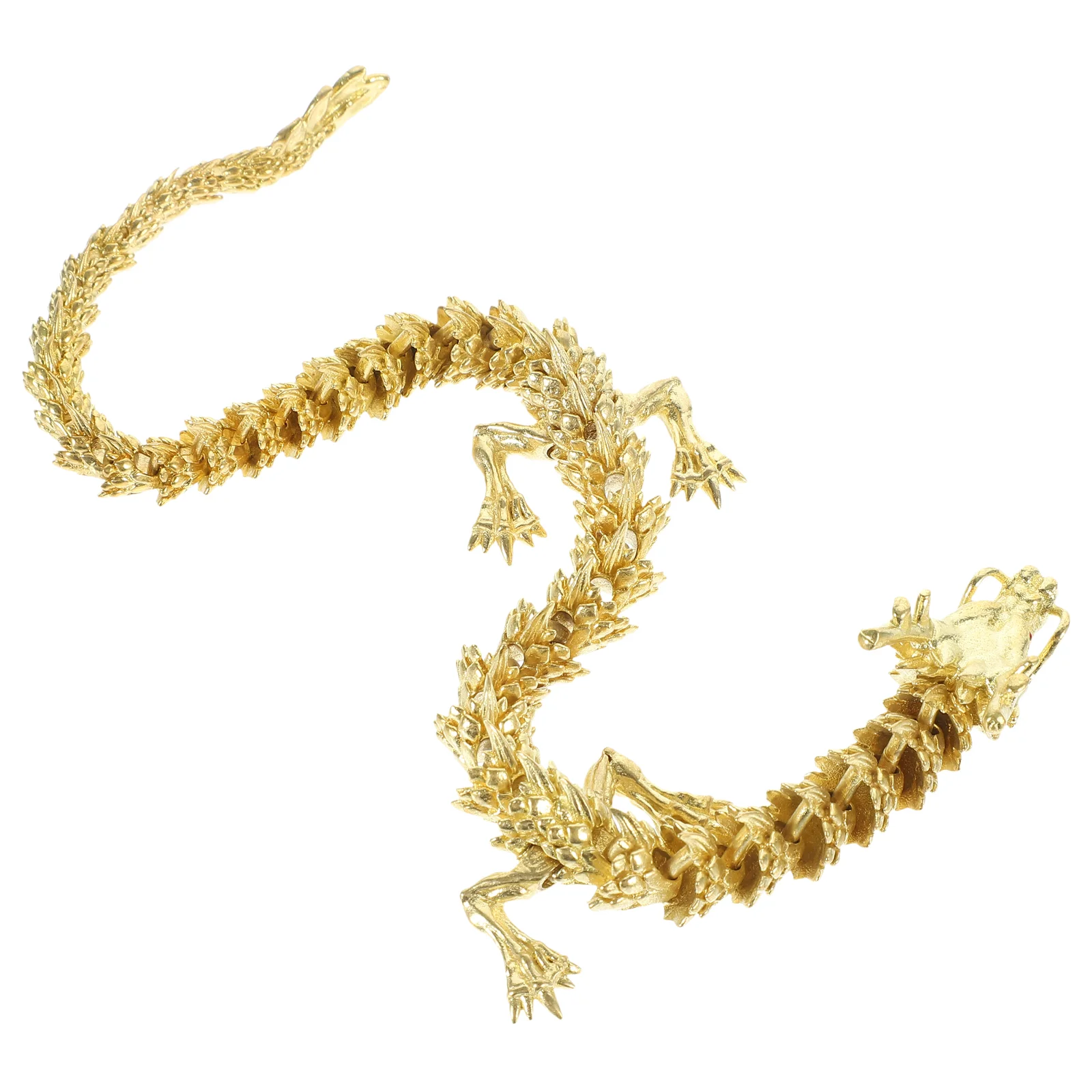 Фея китайский дракон украшения ремесленный декор латунная благоприятная