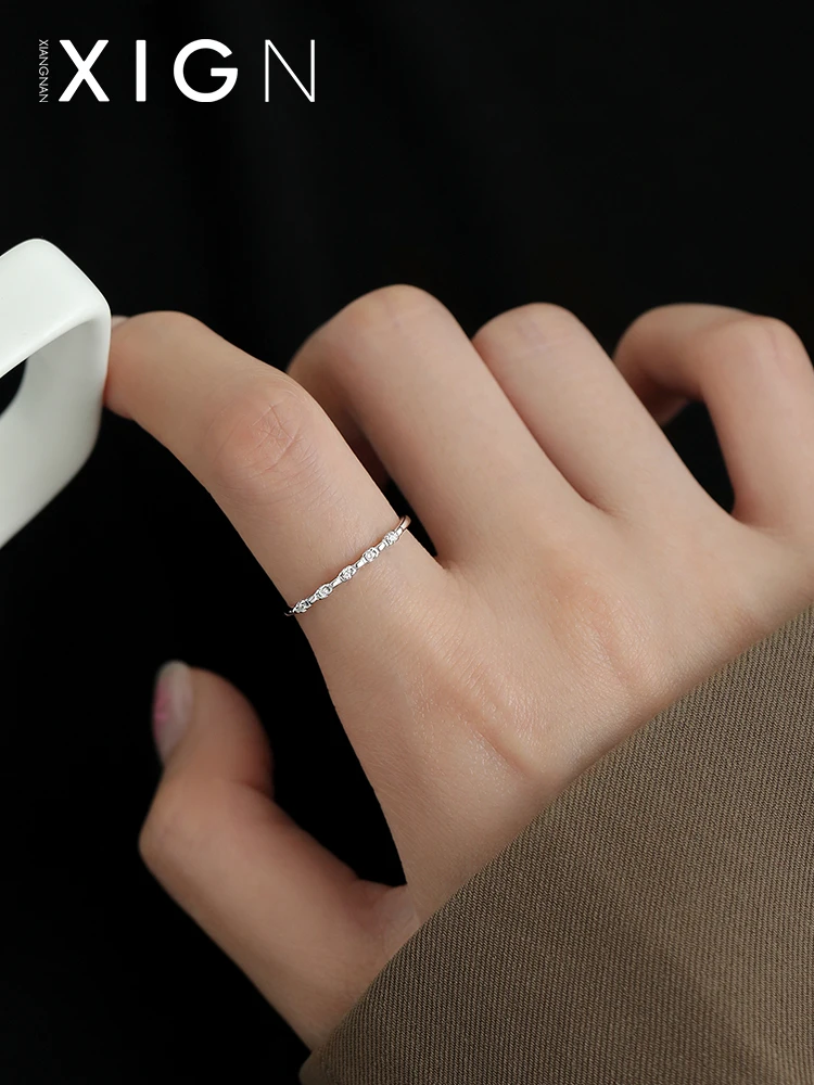 Кольцо с бриллиантом Xign легкий роскошный дизайн кольцо на указательный палец