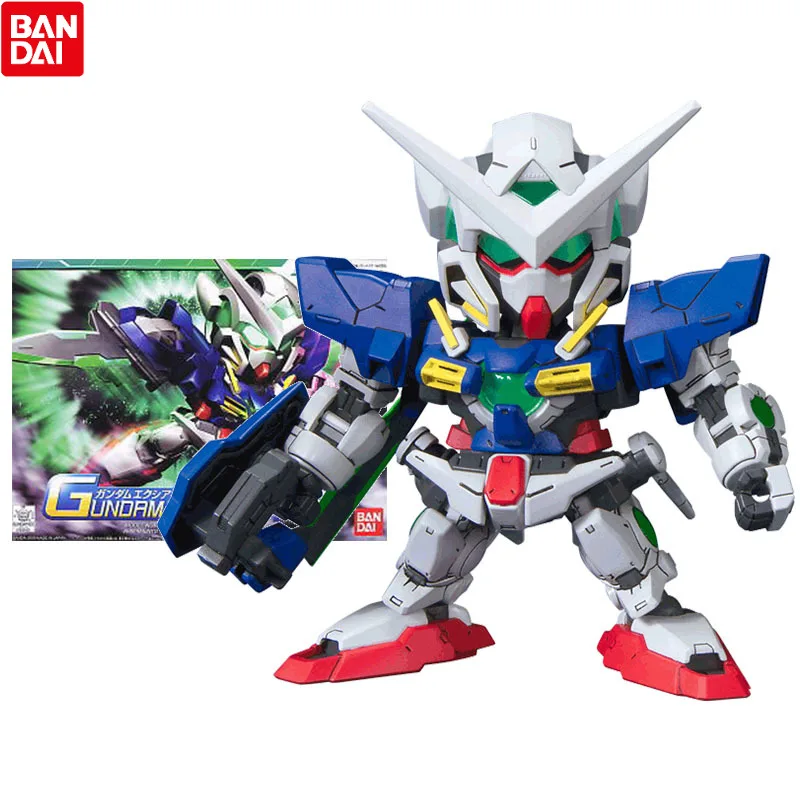 

Bandai Gundam Model Kit Anime Figure SD BB 334 GN-001 Exia Repair II Genuine Gunpla Model Action Toy Figure Toys for Children