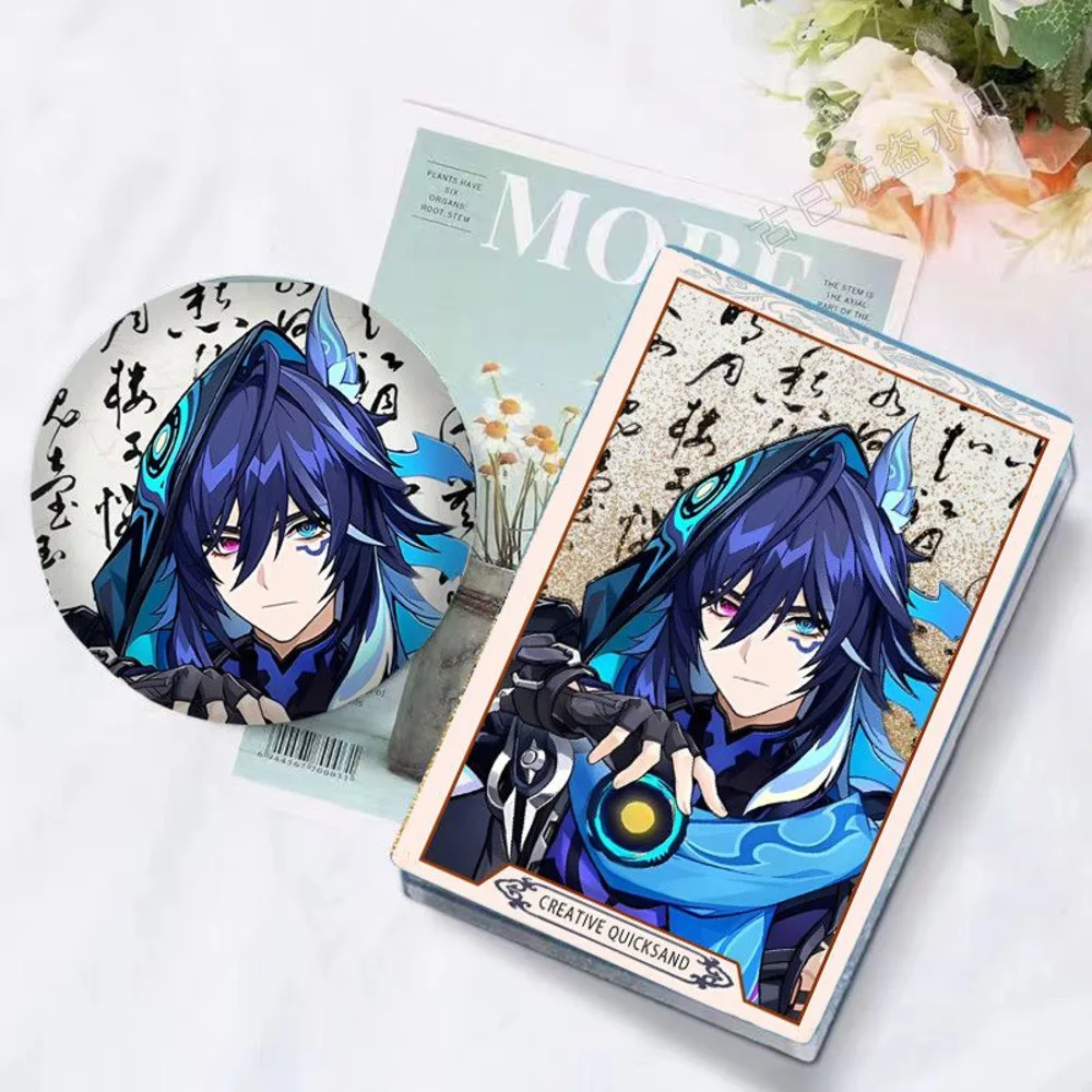 Аниме Genshin Impact Ororon Косплей Quicand Маджонг акриловые украшения значок брошь одежда