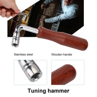 useful temperament strip convenient metal tuning hammer with wooden shank piano tuning tool temperament strip mute 1set