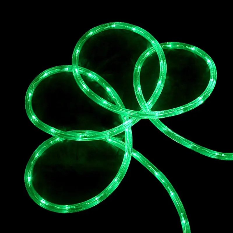 

Commericial Grade Green LED Indoor/Outdoor Christmas Rope Lights on a Spool