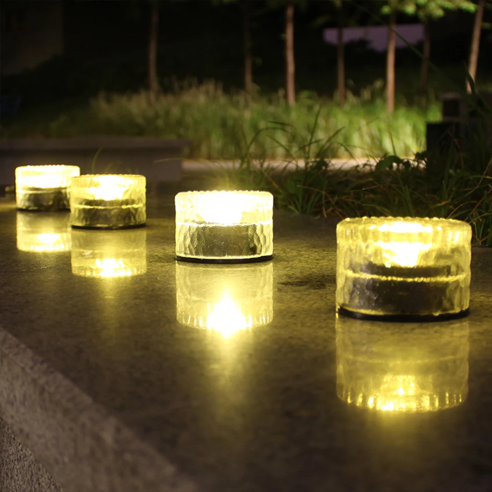 

4pcs LED Solar Buried Lamp Spike Waterproof Ground Light for Outdoor Garden Floor Energy Saving and Environmental Protection