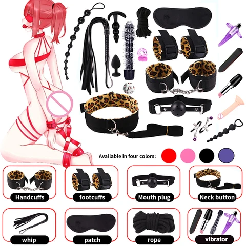 Sex Toys for Women Fetish Sexy Couple Underwear Set Handcuffs Funny Adult Toys Erotic Accessories Sex Game Chastity  Sexshop