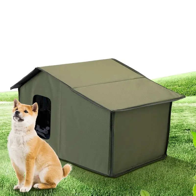 

Waterproof Cat House Foldable Warm Pet Cave Cat Bed Cats Dogs Shelter Weatherproof Cat Cave Keep Warm Outdoor Indoor Garden