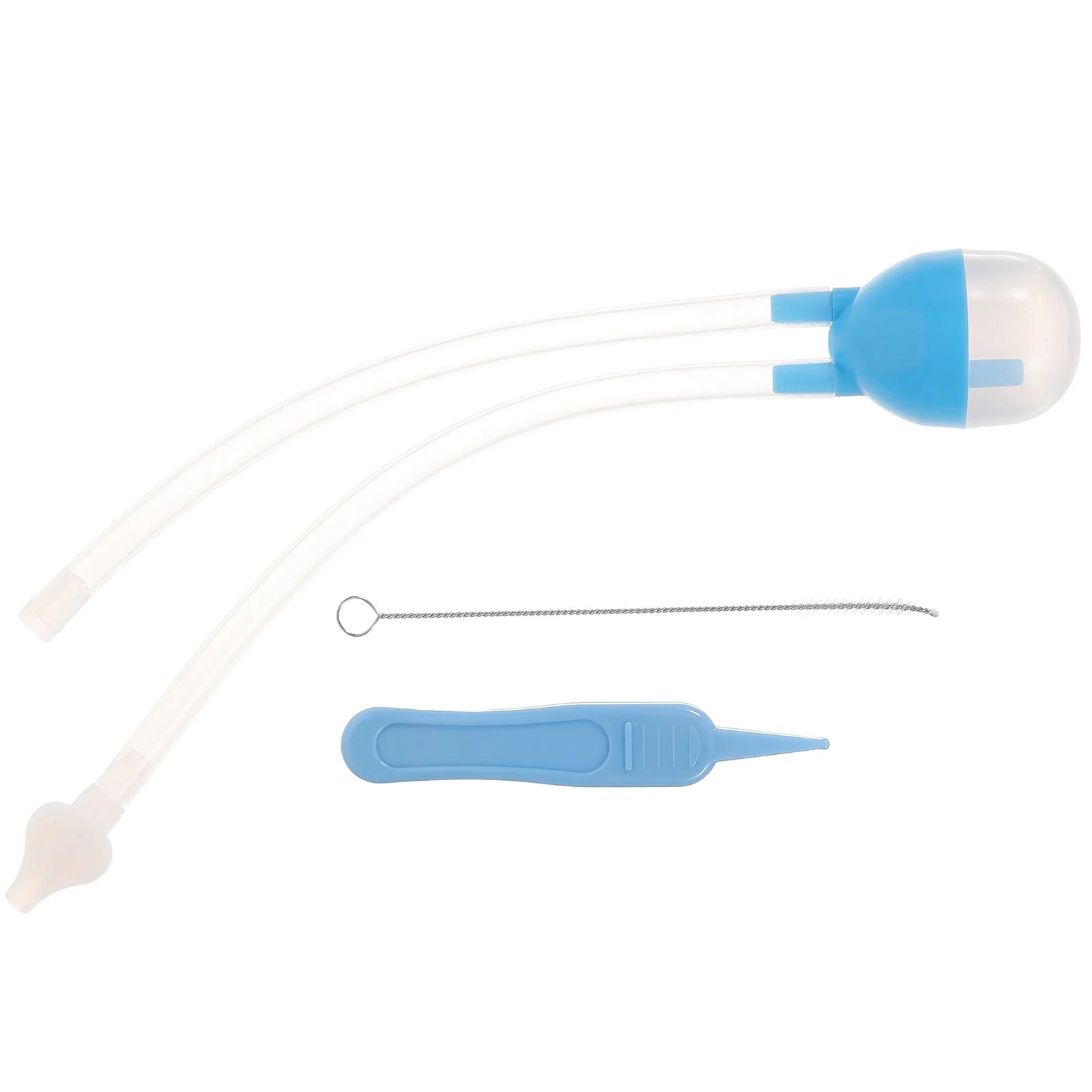 

1 Set Nose Sucker Baby Snot Cleaning Pipe Manual Nose Sucker for Newborns