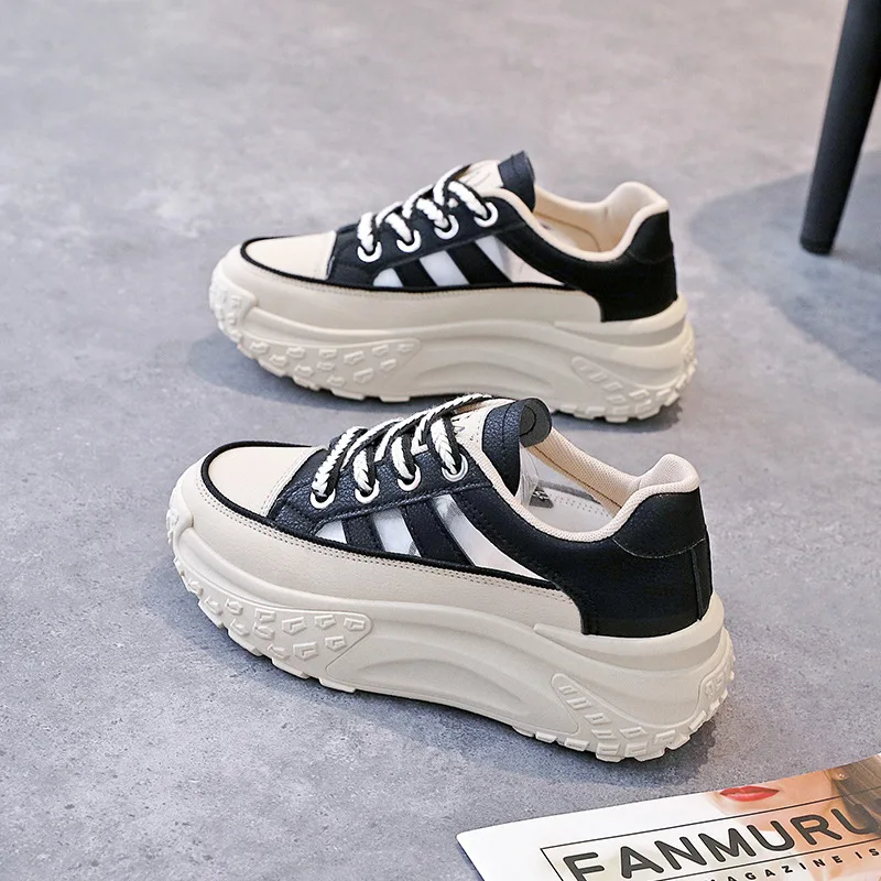 SHANPA универсальная обувь для скейтборда женская повседневная на толстой подошве