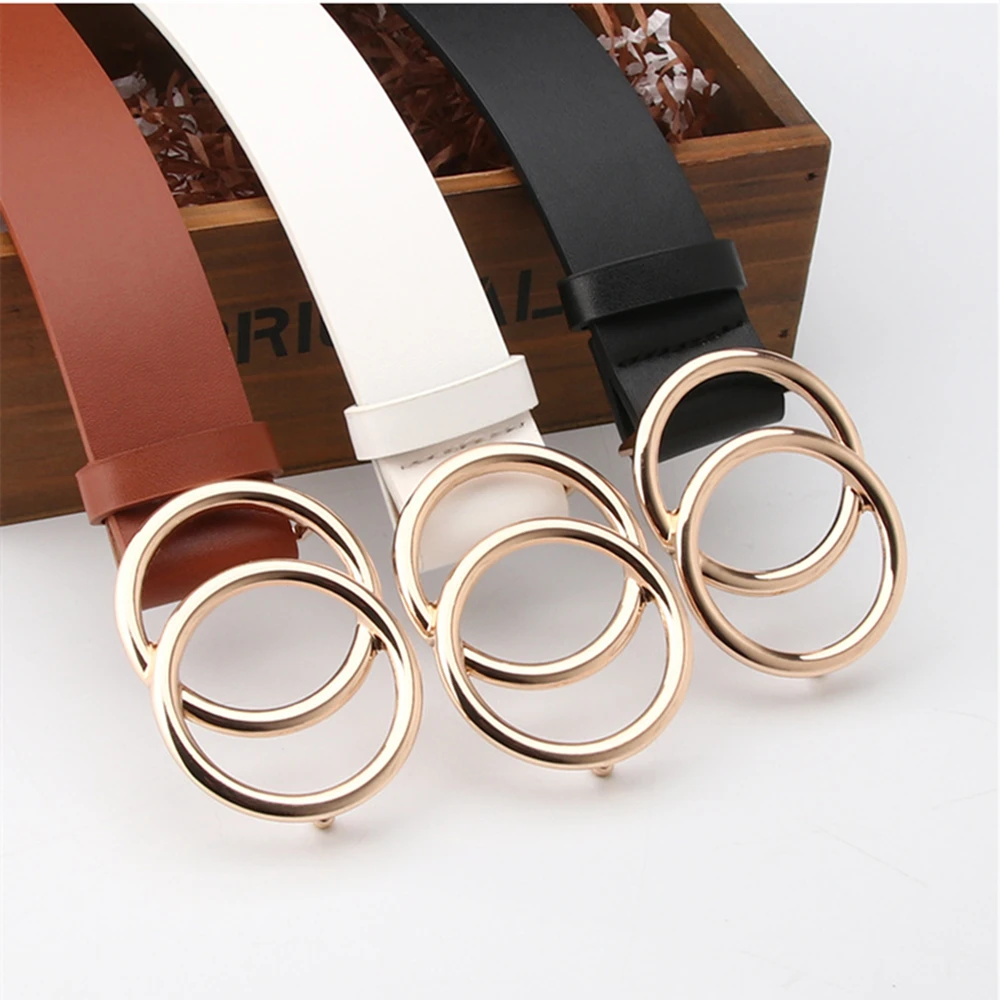 

Europe and the United States fashion tie-in female students sweater coat decorative round button superimposed casual belt K717