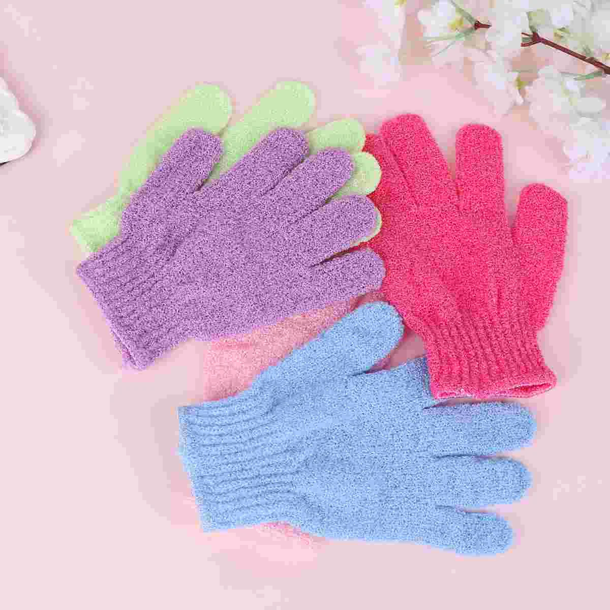 

10Pcs Bathing Five Fingers Exfoliating Back Body Cleaner for Students