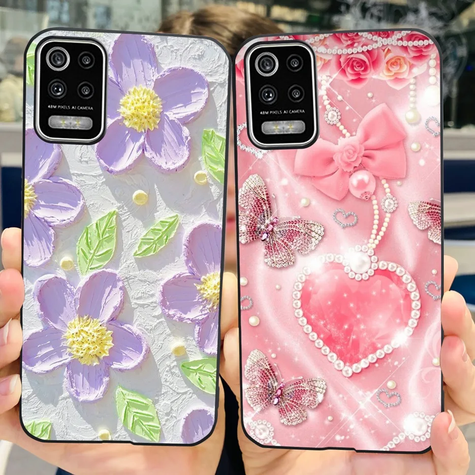 Чехол для LG K62 2020 LM-K525 роскошный популярный окрашенный чехол мягкий силиконовый K