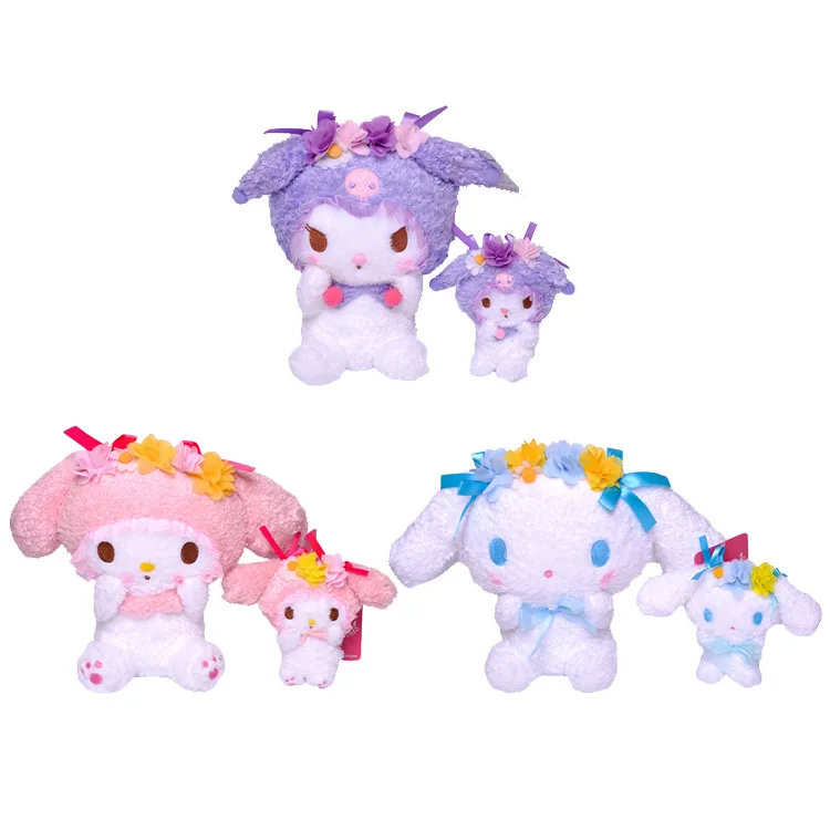 

11/20 см Sanrio серия анимация Kuromi Mymelody Cinnamorol плюшевые куклы игрушки брелок рюкзак Подвеска детская плюшевая игрушка подарок