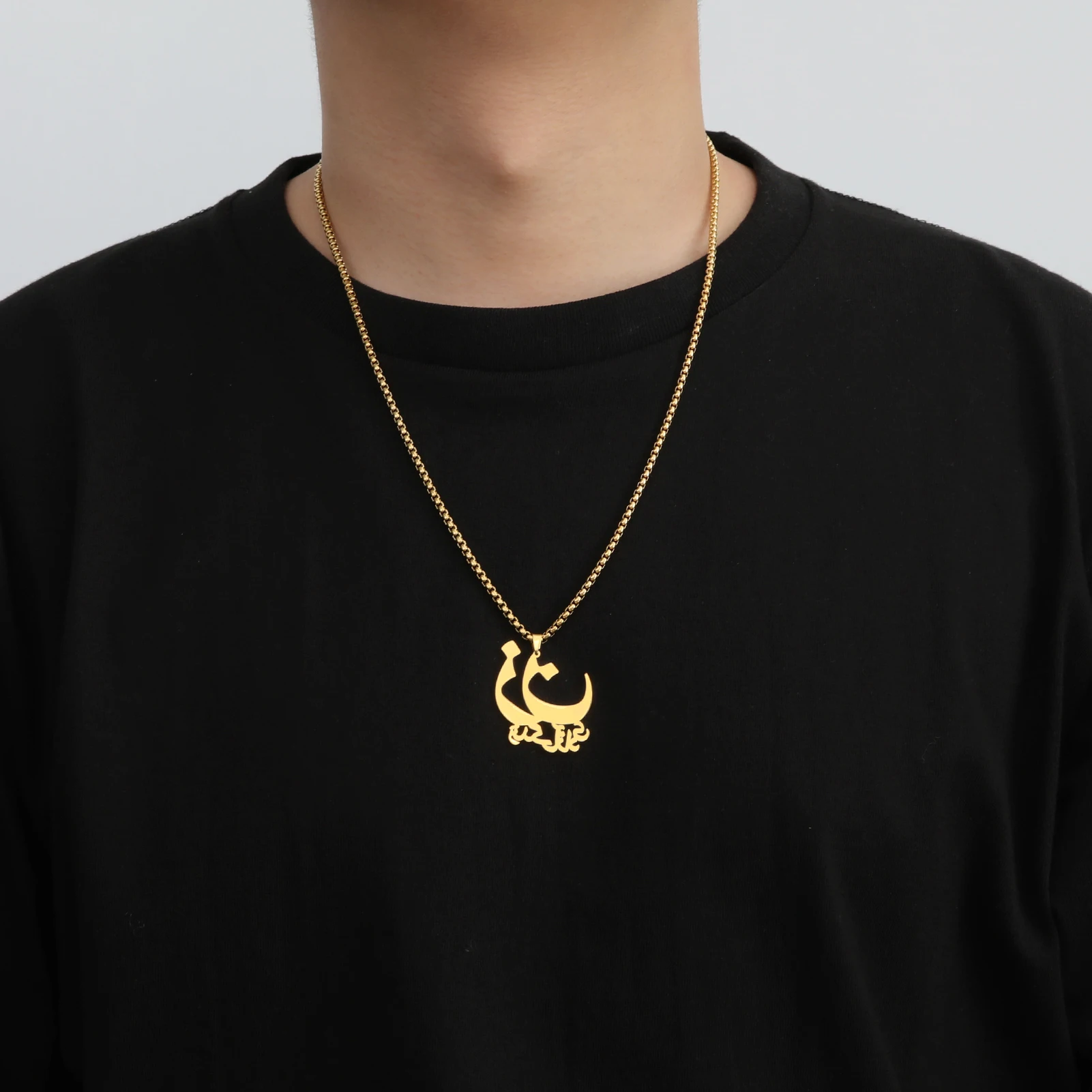 LIKGREAT Ожерелье Из Нержавеющей Стали В Стиле Фарси Женский Кулон Ювелирные Изделия