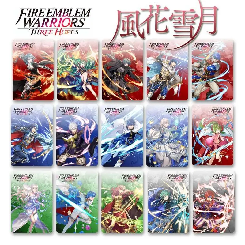 

2023 Fire Emblem Fenghuaxueyue Amiibo Card NS Fire Emblem Unparalleled Linkage Card Universal Full Set Toy Gifts Boys Girls