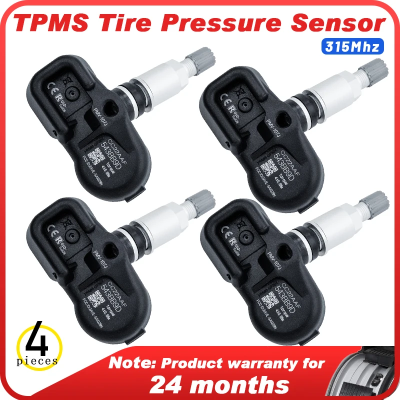 4 шт. система контроля давления в шинах 42607-06011 TPMS 315 МГц