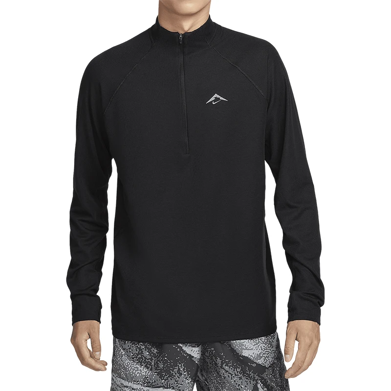 Официальная мужская рубашка Nike Trail Dri-FIT с полумолнией FV9995-010 (art.: 3920cd7ca7cf4) - 3920cd7ca7cf4