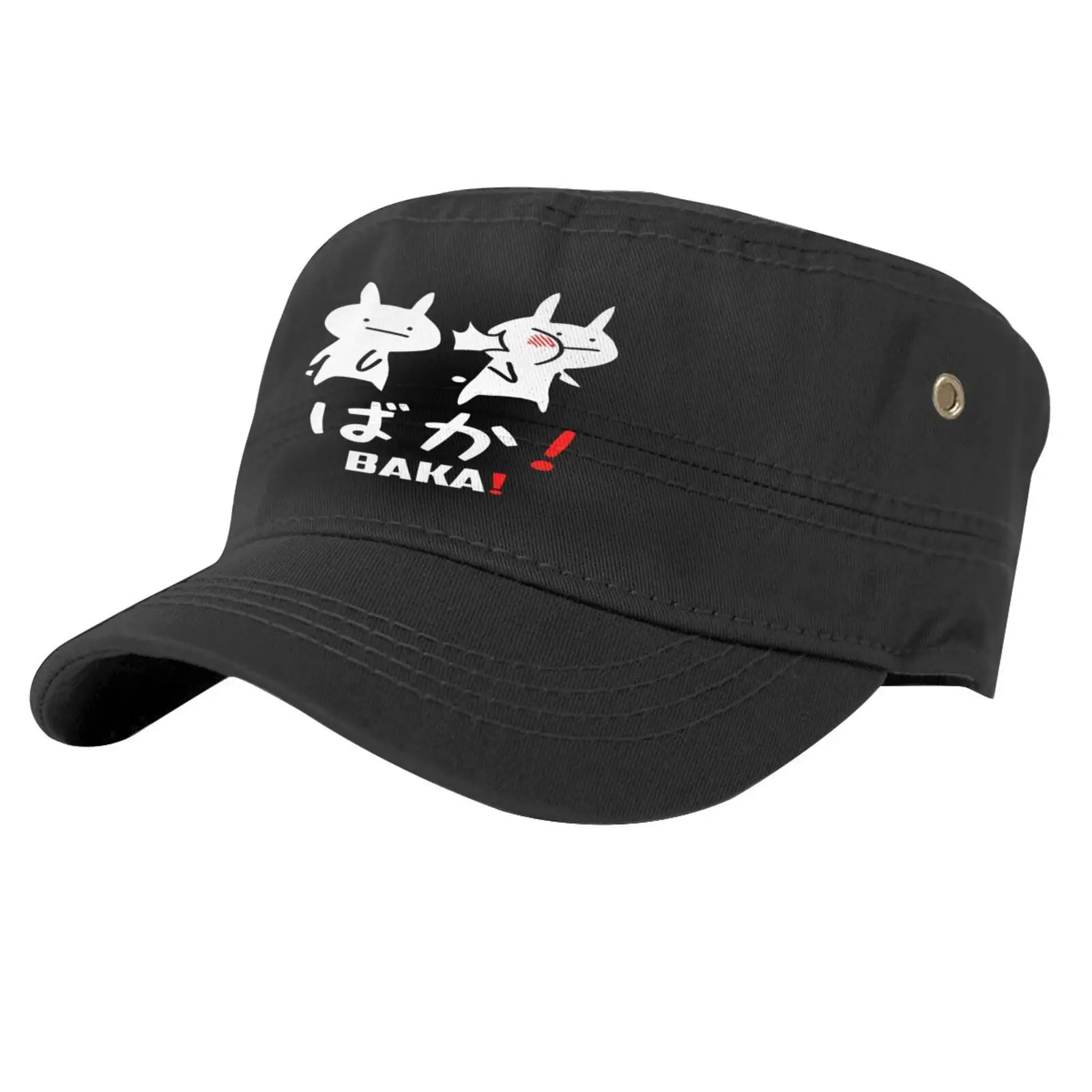 

Baka Rabbit Slap Otaku Japanese Manga 1848 Cap Knit Hat Summer Bucket Hat Hat Trucker Hat Caps For Men Custom Logo Trucker Hat