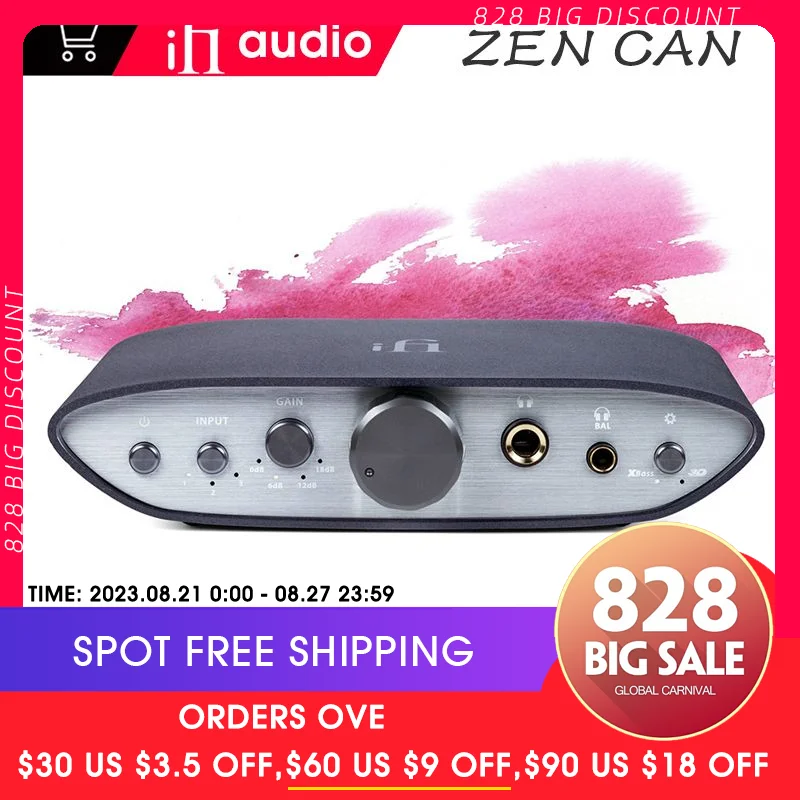 

Настольный сбалансированный усилитель iFi ZEN CAN для наушников, Hi-Fi усилитель мощности музыки, профессиональное аудиооборудование XBass Boost