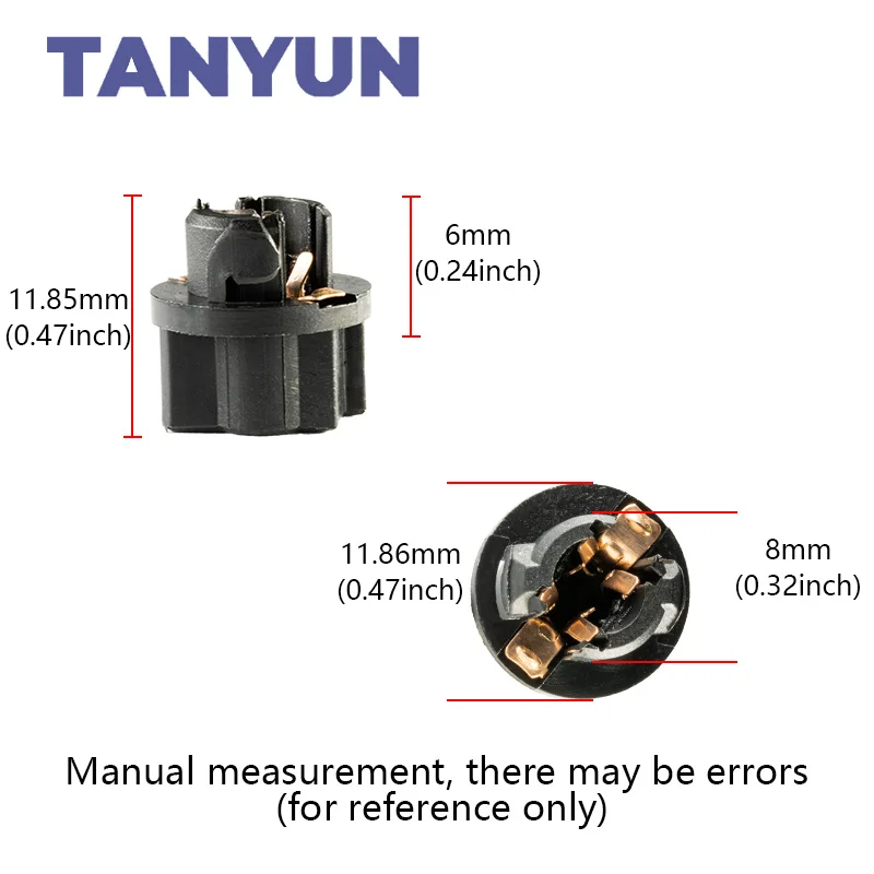 Сигнальная лампа TANYUN T5 вращающаяся розетка для приборной панели кластерная