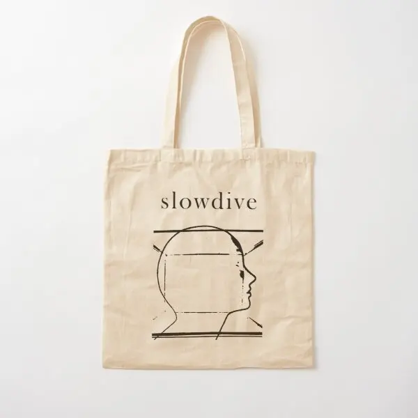 

Slowdive Cotton Canvas Bag Grocery Women Unisex Travel Designer Fabric Fashion Ladies Foldable Casual Reusable Tote Shopper
