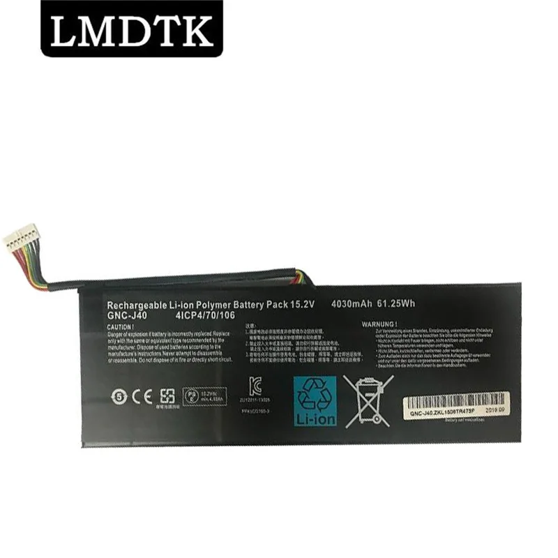 LMDTK Новый GNC-J40 961TA013F Аккумулятор для ноутбука GIGABYTE P34F P34G P34K P34W V2 V3 V5 V7 серии 15,2 V 4030mAh WH