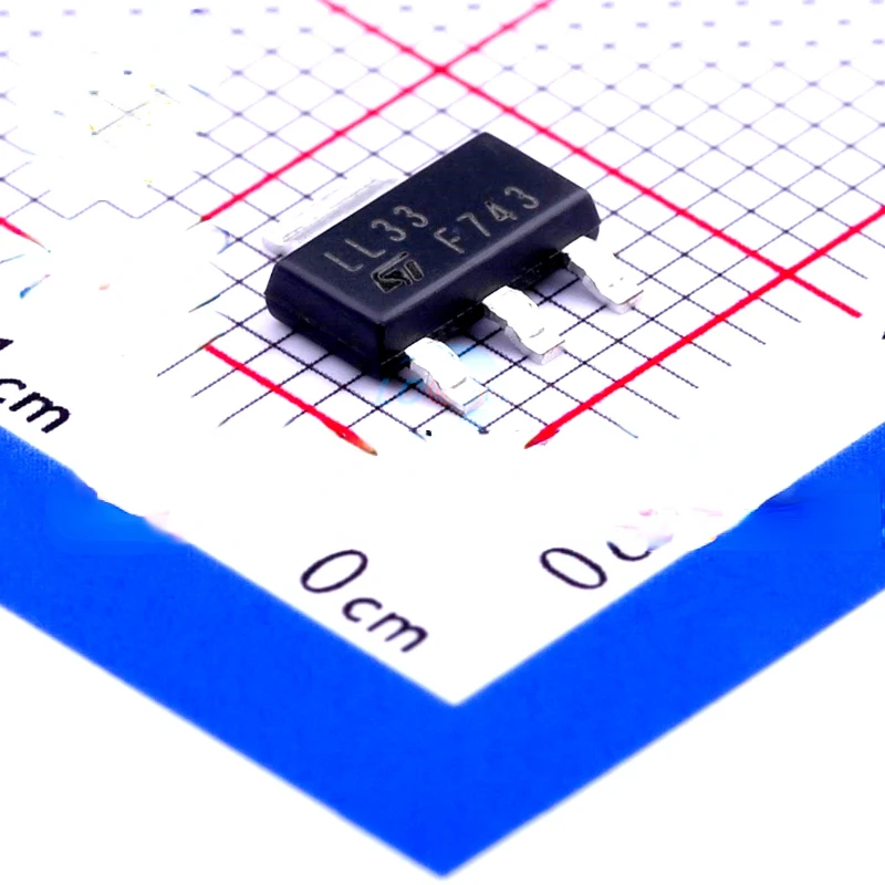 10pcs New LDL1117S33R 1117S33 Screen printing:LL33 SOT-223 3.3V Low dropout regulator IC chips LDL1117S33R LL33 SOT-233