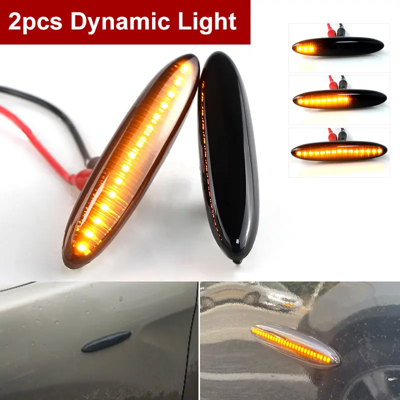 

2 шт. Янтарный боковой габаритный светодиодный указатель поворота для Lexus IS250 IS350 LX570 Toyota Camry 40 Crown Highlander Mark X Reiz