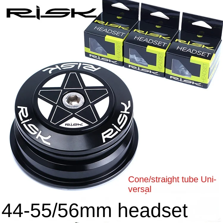 

RISK Mountain Bike 44-55/56mm Spinal Canal Headset Straight Tube Conversion 28.6 Straight Tube Front Fork Bearing Wrist Group