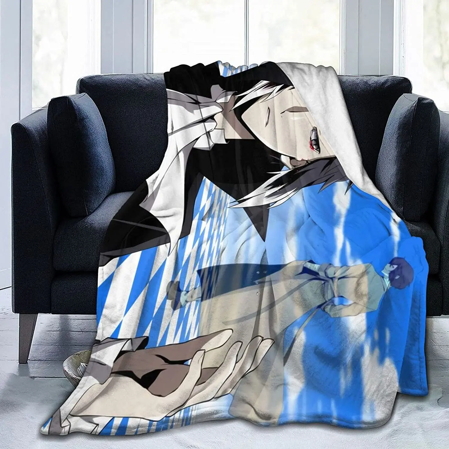 

Ryunosuke Akutagawa Fluffy Soft and Comfortable Blanket, Anime Warm Embrace of Sympathy