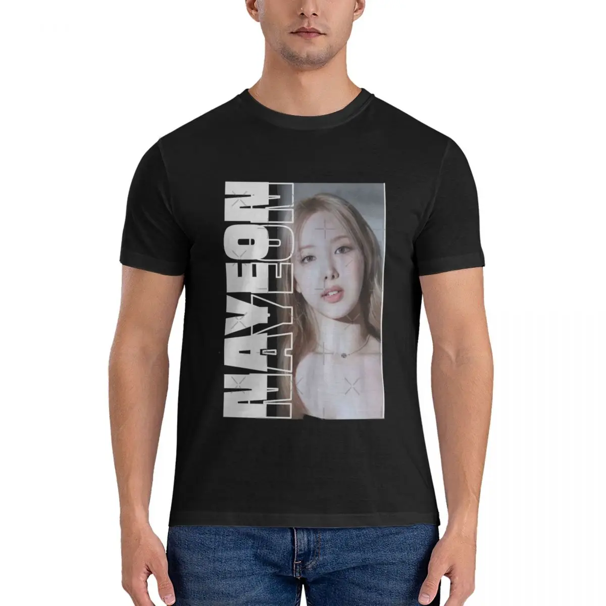 ProKnockout2 мужские футболки Taeyeon INVU забавные с короткими рукавами и круглым вырезом