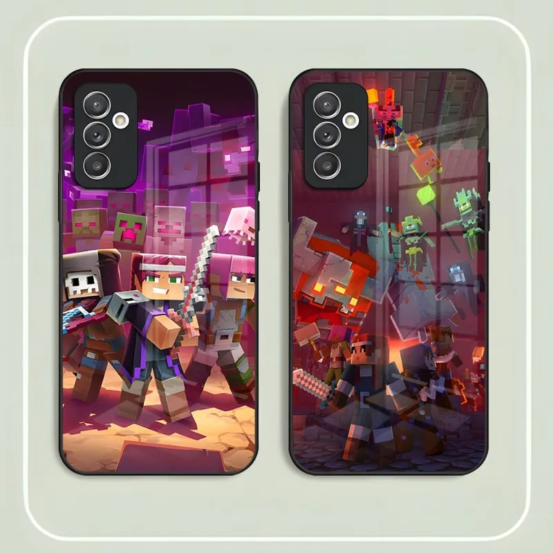 

Game Mine C-Crafts Phone Case Tempered Glass For Samsung S30 S21 Fe S22 S20 Pro Ultra Plus S7 S8 S9 S10E Plus Back Cover