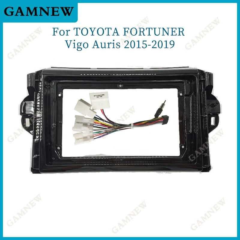 

9 Inch Car Radio Fascia Frame 2DIN Install Panel Dashboard For Toyota Fortuner 2015-2019
