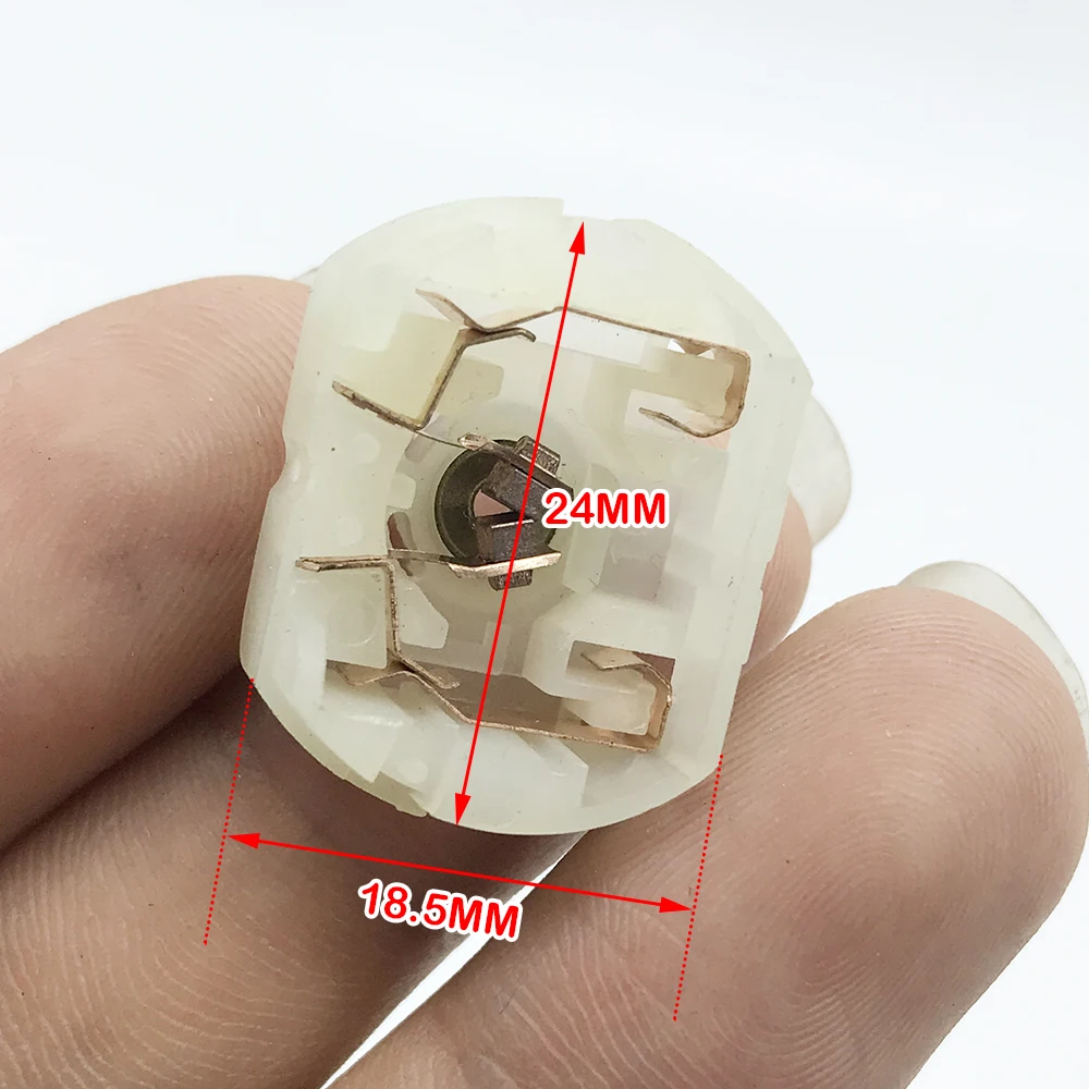 

FC280 PTC, пластиковая крышка заднего подшипника, часть 12 В для автомобильного дверного замка, двигатель зеркала заднего вида, держатель угольной щетки, пластиковая крышка двигателя