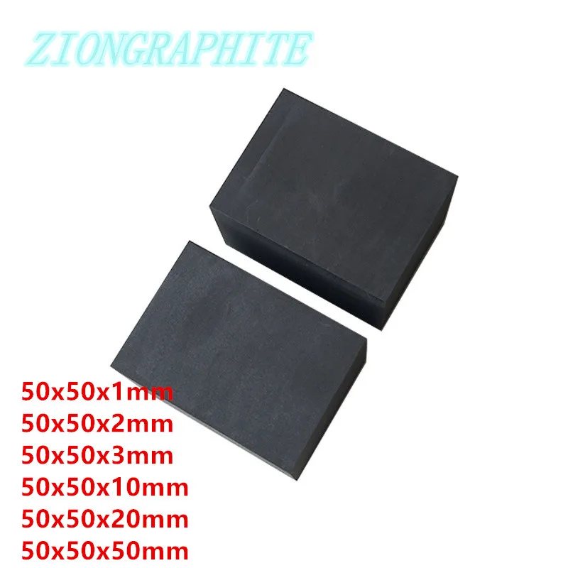 

5 pcs 50x50mm Graphite Ingot Block 99.9% High Purity EDM Graphite Plate Graphite Blank Electrode Plate Used For EDM Industry