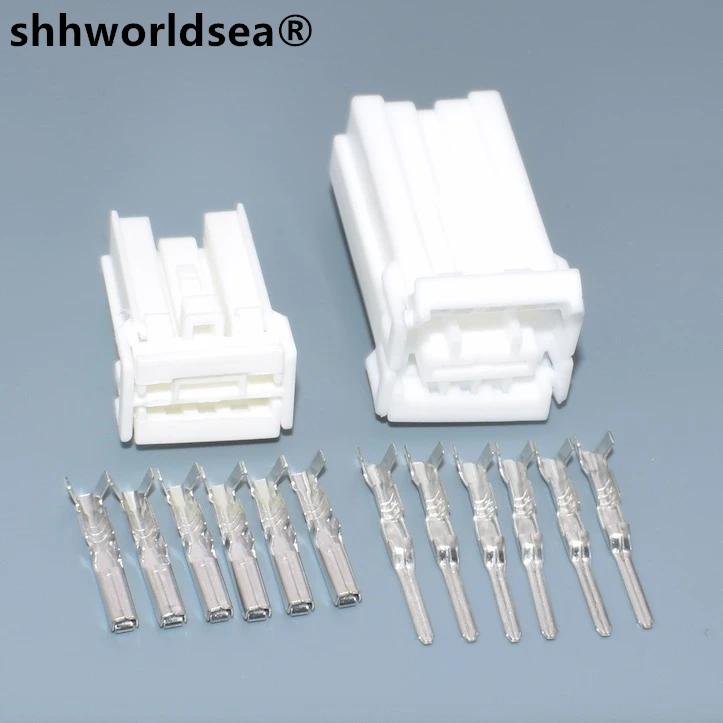 Штепсельная Вилка shhworldsea для автомобиля, 6 контактов, 2,2 мм, MG620401, 7122-8365, MG610398, 7123-8365