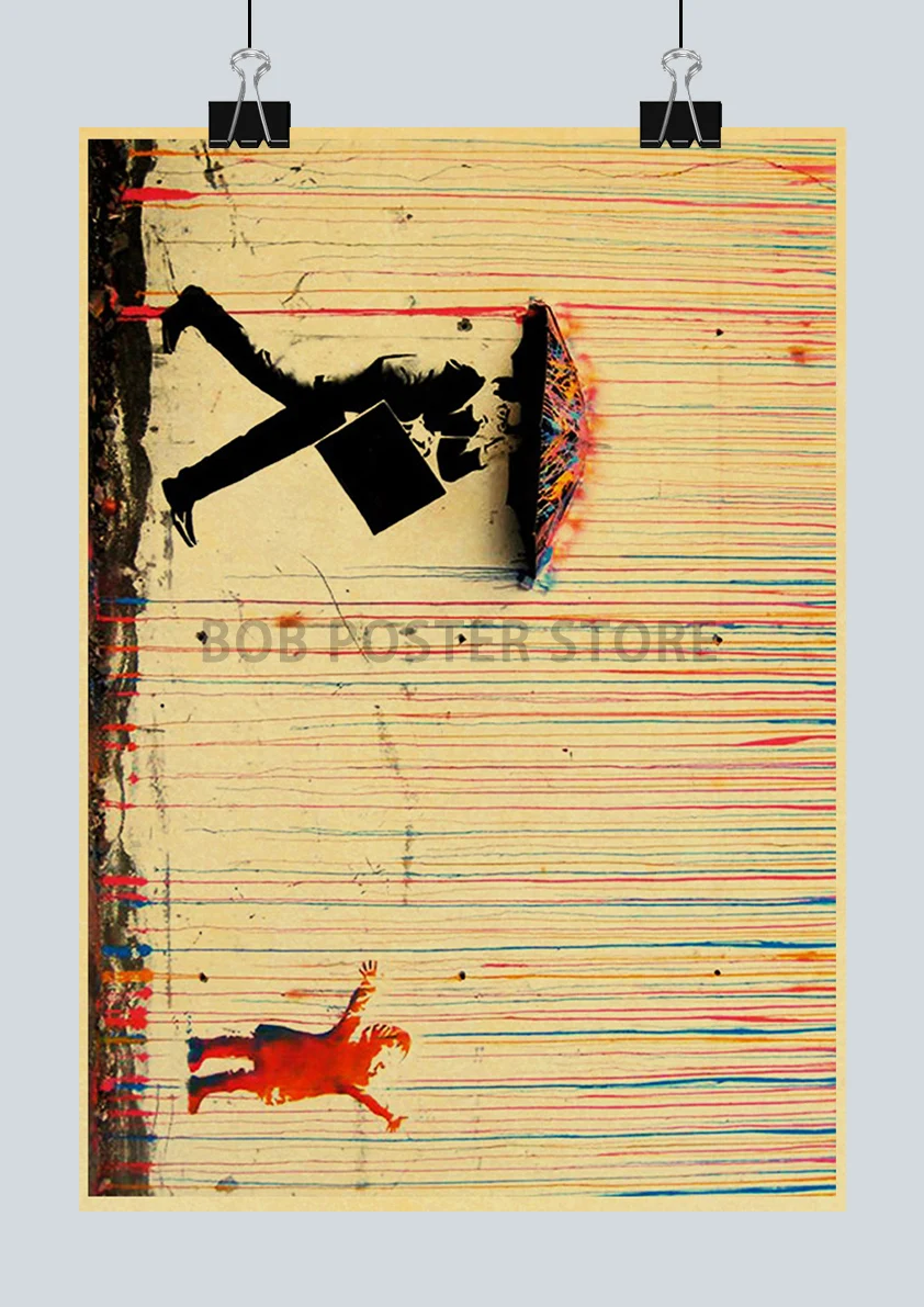 Классический постер Бэнкси  lanxihaibao джанлука марциани стефано антонелли бэнкси