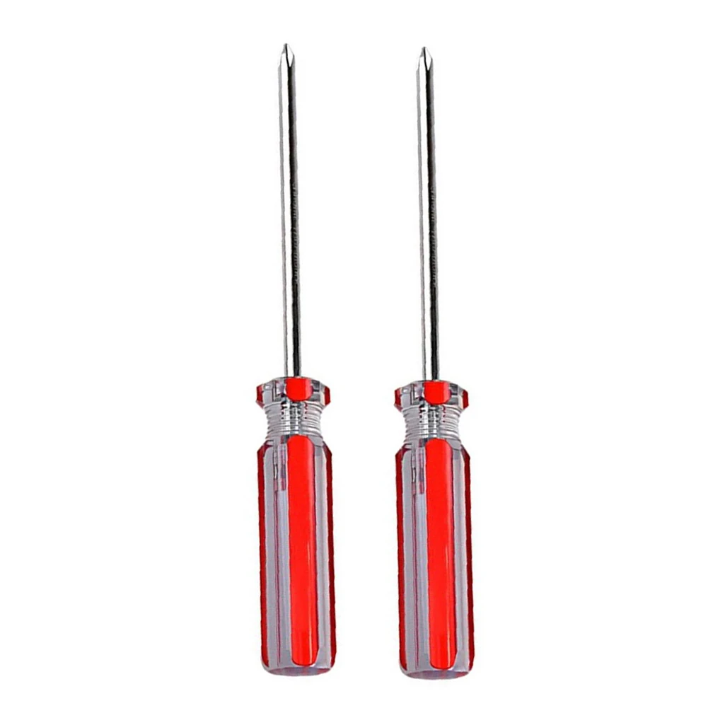 

2 Pcs Hand Screwdriver 5mm Slotted Cross Double Head 175mm Length For Consoles Mobile Phone Removing Repairing Manual Tools