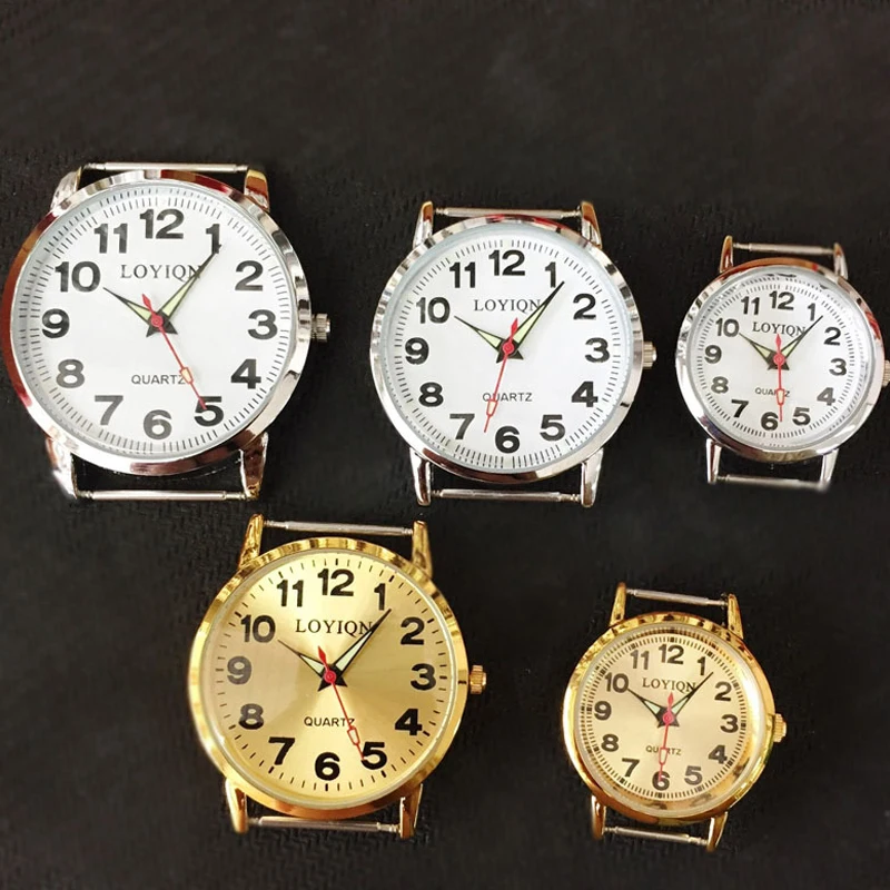 

Часы для пожилых людей с механизмом 2035, светящиеся кварцевые часы, цифровые часы для пожилых людей с механизмом 2035