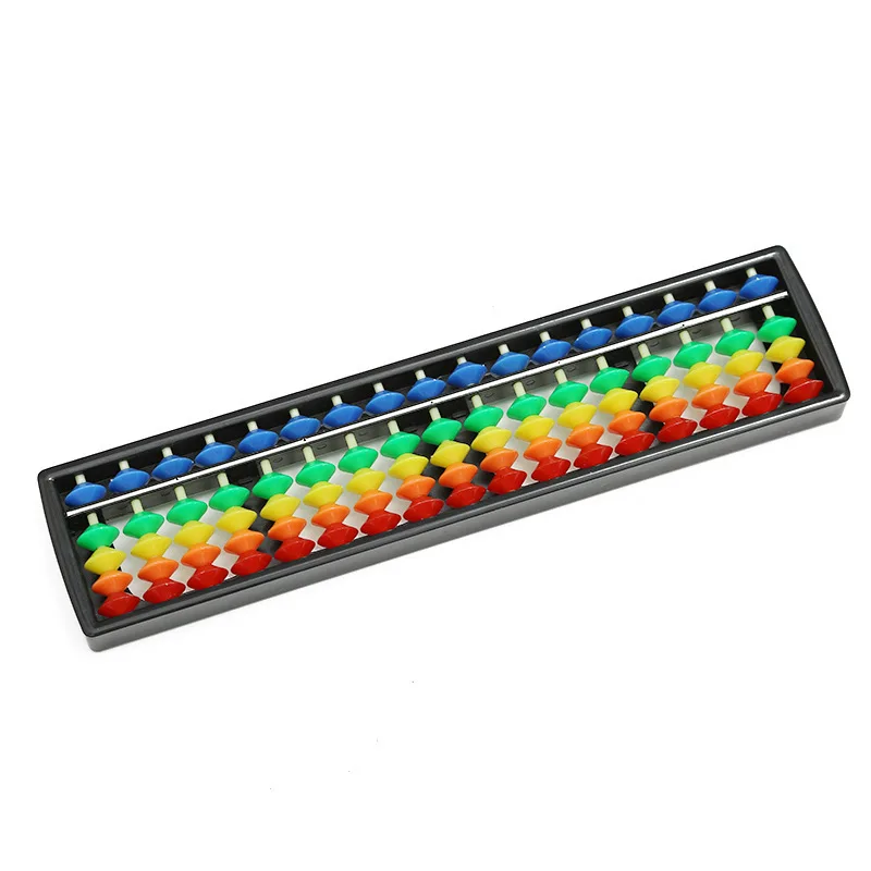 

17 Digits Abacus Arithmetic Soroban Colorful Montessori Mathematics Calculate Abacus Educational Toys for Children Learn Maths