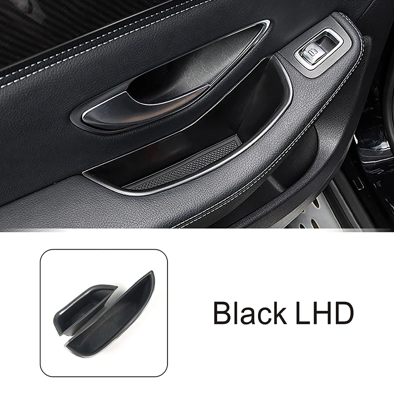 

Автомобильный Дверной подлокотник, ручка, ящик для хранения, органайзер, поднос для Mercedes Benz C Class W205 GLC X253 2015-2018, аксессуары для интерьера