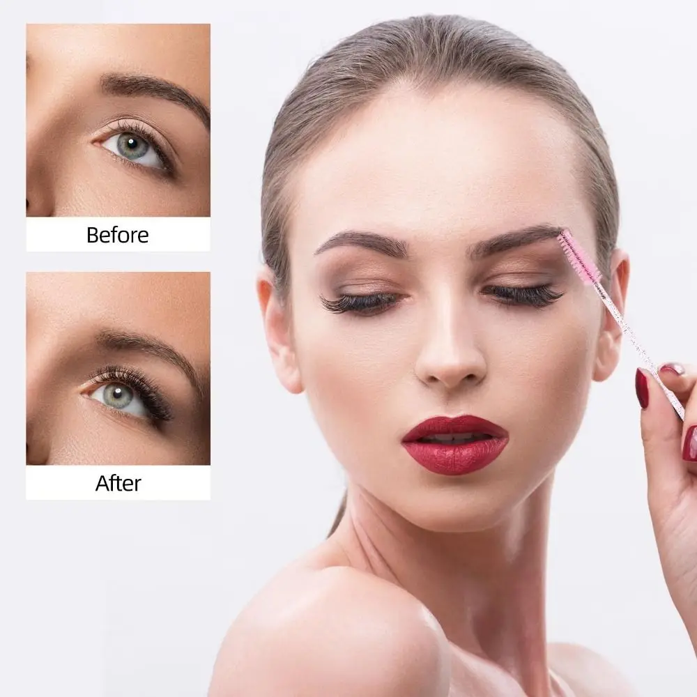 Новая одноразовая тушь для ресниц с кристаллическим столбом красочные блестящие