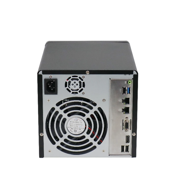 Фото Корпус NAS-4 на 4 отсека, серверный корпус Mini ITX, задняя плата SATA 6 Гбит/с, съемные лотки для 3,5-дюймовых HDD, поддержка блока питания Flex 1U №5