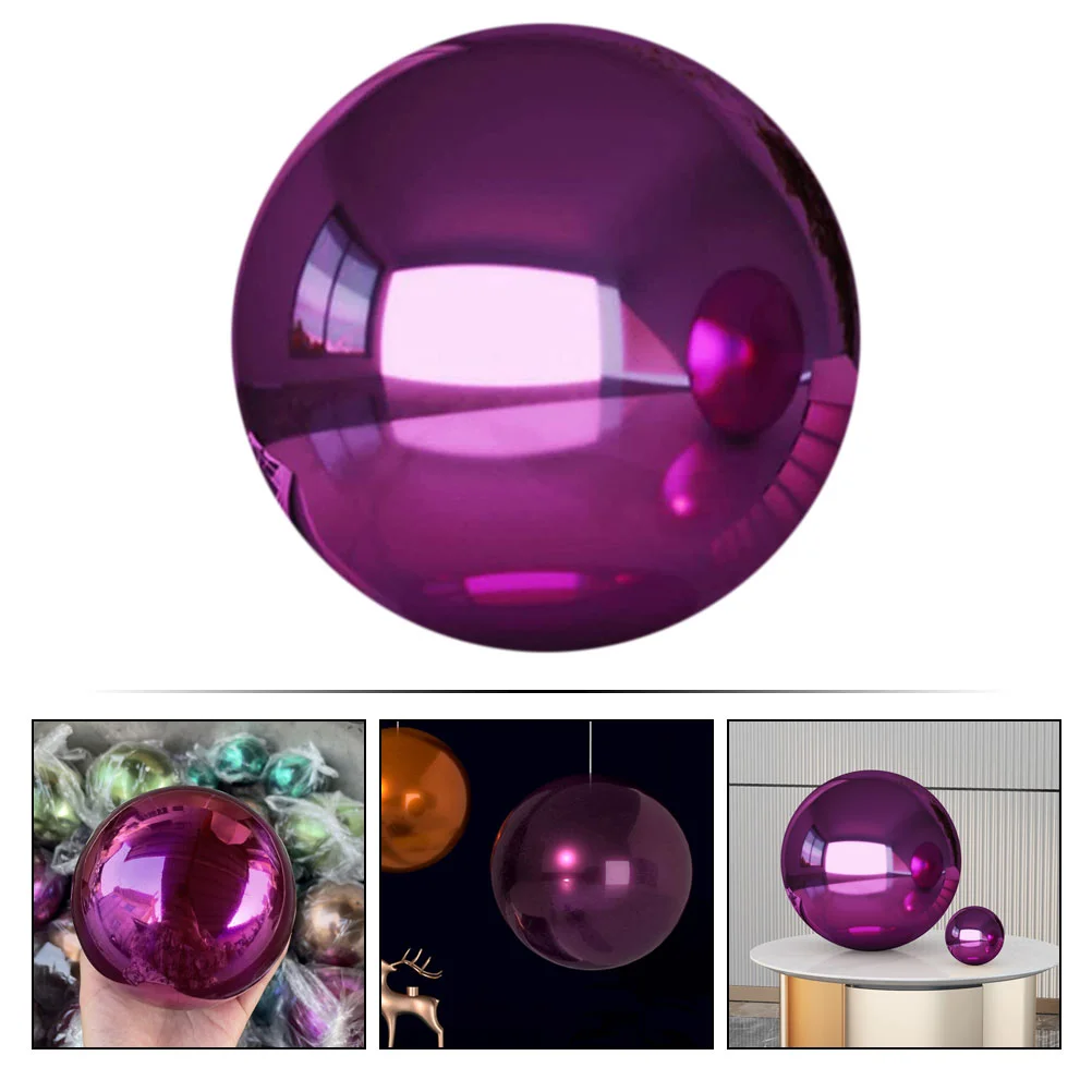 Светоотражающий шар из нержавеющей стали уличный садовый декор полые отражающие