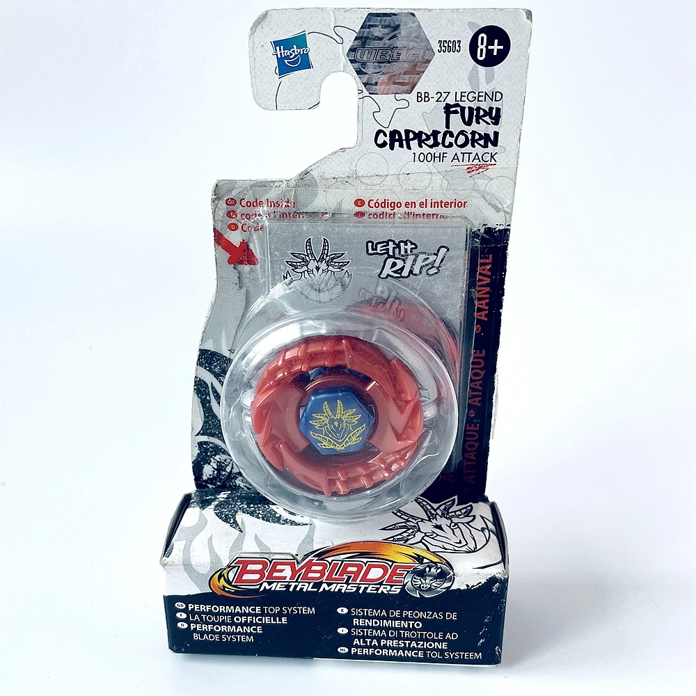 

Beyblade Metal Masters Fury Capricorn Booster Pack BB-27 Legend NIP Vintage Super Rare Sealed Genuine