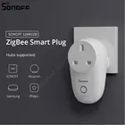 Розетка SONOFF S26R2ZB Zigbee, 16 А, евровилка, Wi-Fi, для умного дома