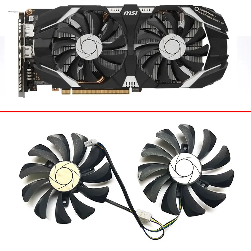 

Новинка, внешняя деталь 85 мм, 4 контакта, внешняя деталь для MSI GTX 1060 OC 6G GTX 960, деталь P106, замена вентилятора охлаждения графической карты