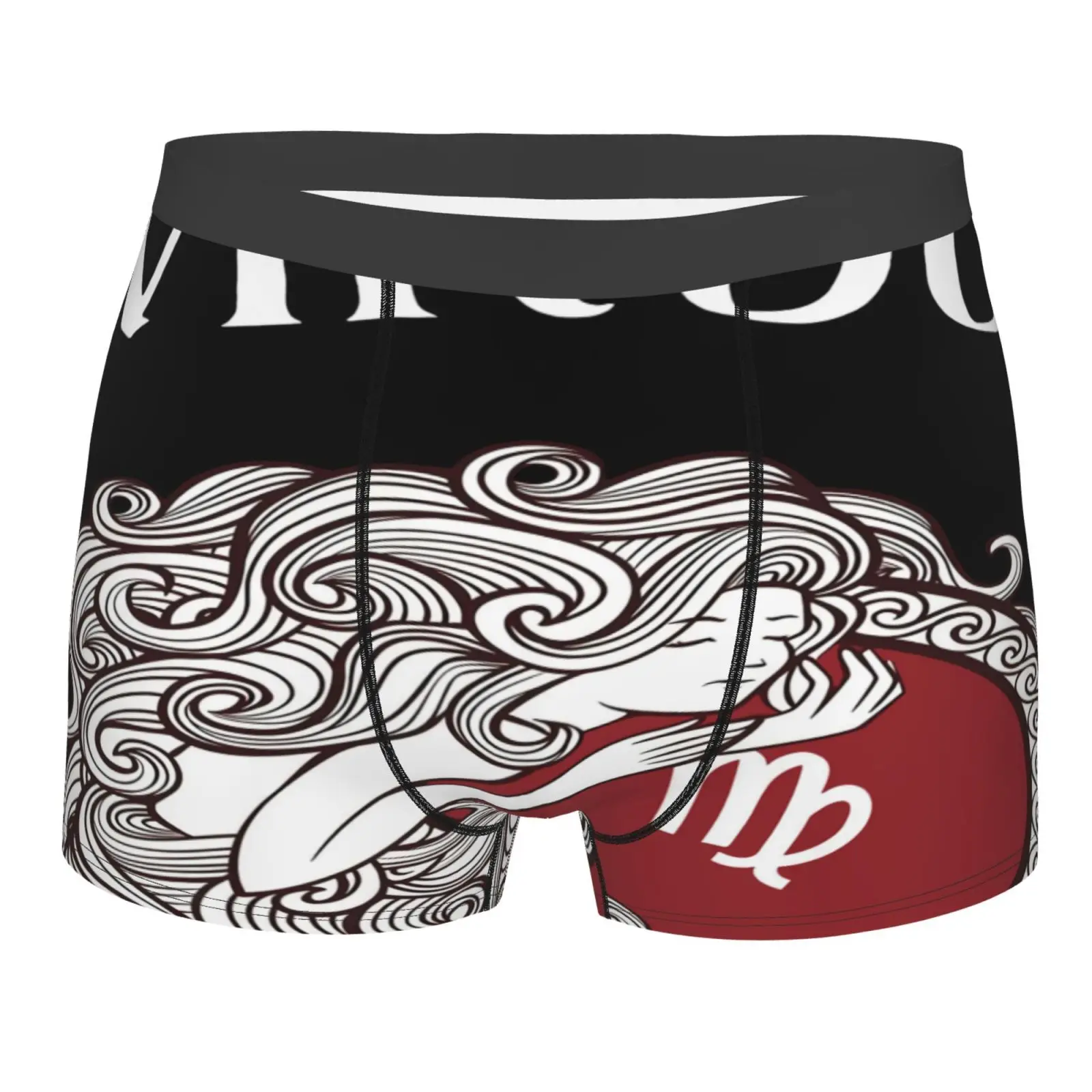 

Zodiac Horoscope Virgo Men Underwear Shorts Male Sexy Man Underwear For Women Pack Men's Panties For Mesh Shorts Male Men Long