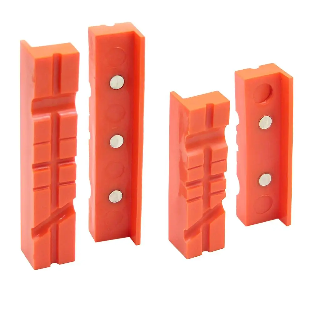 

2 шт./компл. универсальные магнитные тиски для верстака, зеркальные тиски с несколькими канавками, держатели для фиксирующих колец, что-то не...