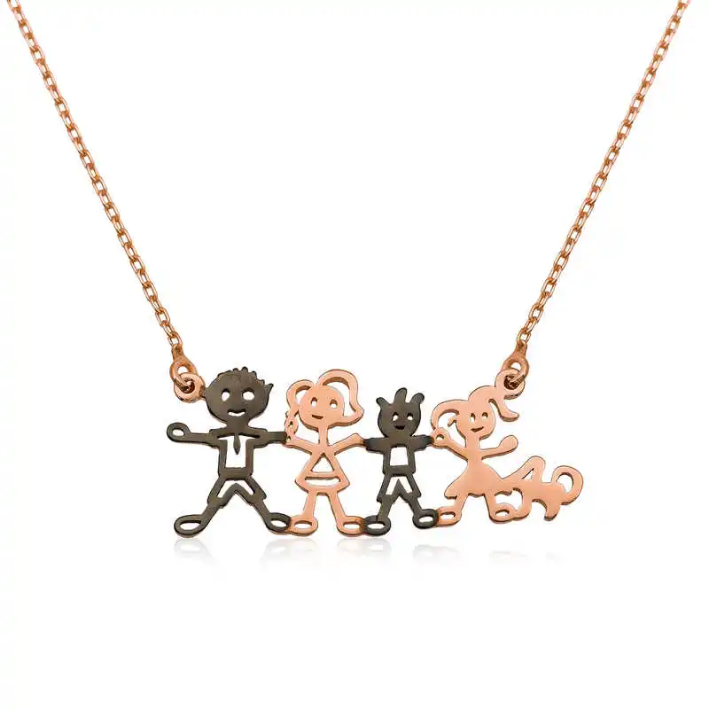 

Tevuli 925 Sterling Silver Happy Family Necklace